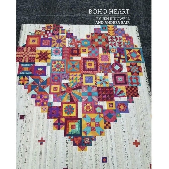 Boho Heart Quilt Designs - Picture 1 of 6